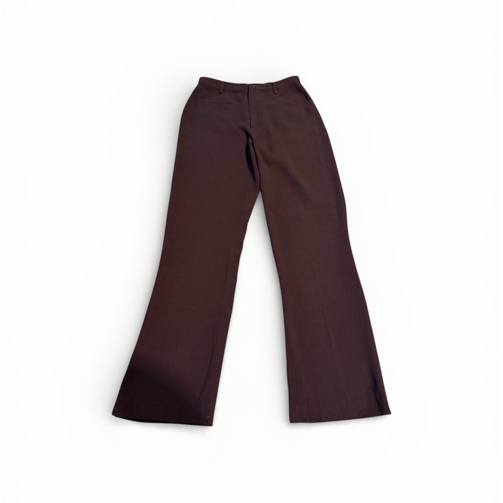 Xinh Rich Brown Mesh Fabric Vintage Pants - Size 6 - NWOT